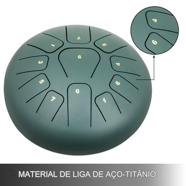 Tambor de Língua de Aço de 8-11 Notas Estilo Lótus