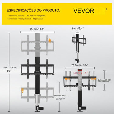Suporte de TV para televisores de plasma de 28-32 polegadas com LED LC