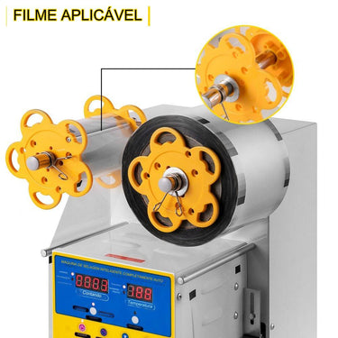 Máquina Selar Copos Automática