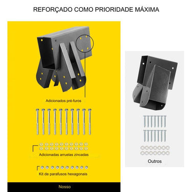 Conector Baloiço Quadrado  24.5cm