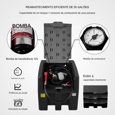 Tanque de Combustível Portátil (2600rpm)