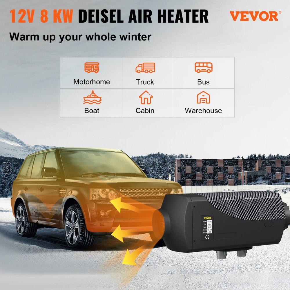 Aquecedor a Diesel 8KW 12V