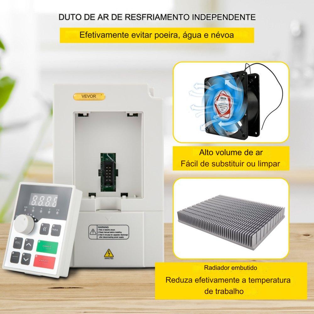 Conversor de Frequência de 2.2KW (3 Fases)