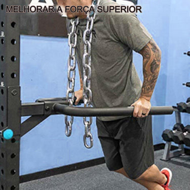 Corrente de levantamento de peso auxiliar   12 kg 16m musculaçao