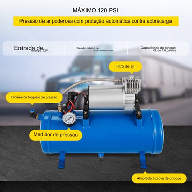 Compressor de Ar para Trombeta (120 PSI)