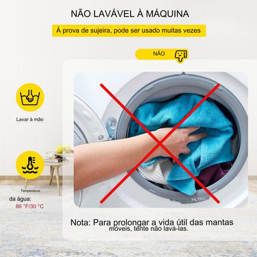 Cobertores de Mudança de 203x183cm -  (12 unidades)