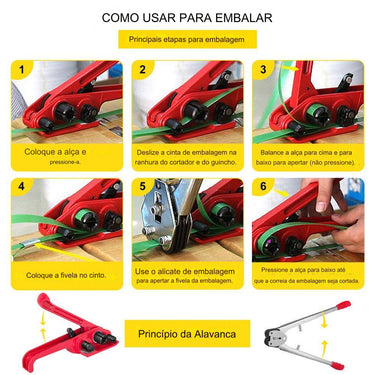 Cintas de Fitatextil 800m - Heavy duty maquina cintar manual