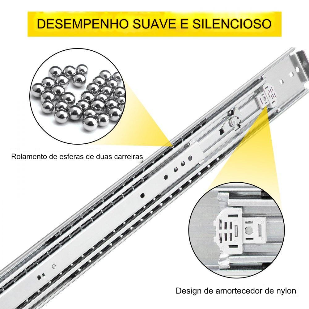 Trilhos de Gaveta de Extensão Total - 1219 mm