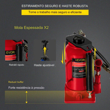 Macaco Hidráulico  - 20 Toneladas Pneumático