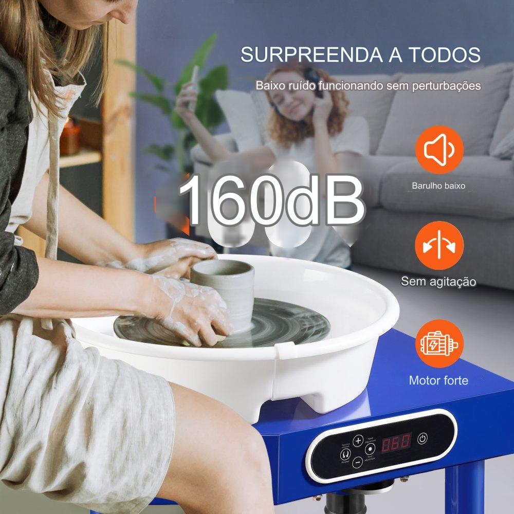 Máquina de Torno de Cerâmica  350W