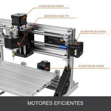 Máquina de Fresagem CNC 2418 3 Eixos