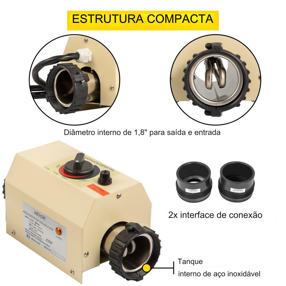 Aquecedor de Piscina - 3kW