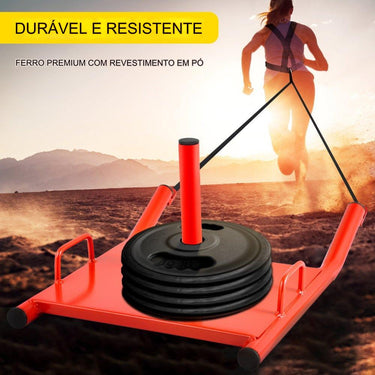 Trenó Fitness musculaçao crossfit 2268 kg - 10"