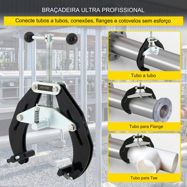 Grampo de Fixação de Tubo - 5.1-15.2cm