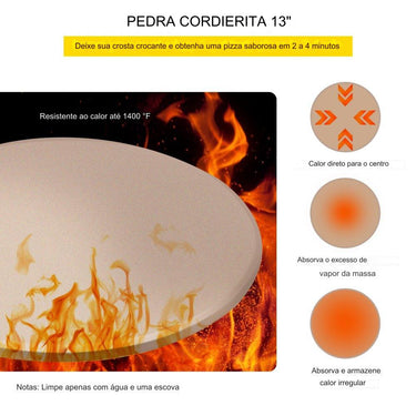 Tampa de Pizza para Churrasqueira