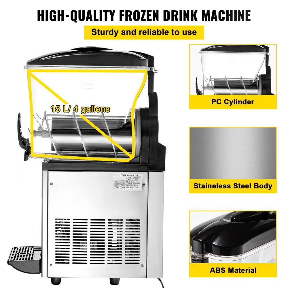 Máquina de Slushy de 1x15L (500W)