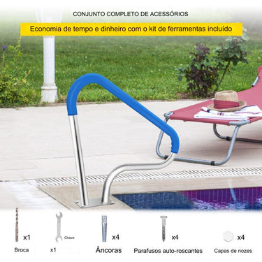 Corrimão de Piscina - 989x813cm 113kg