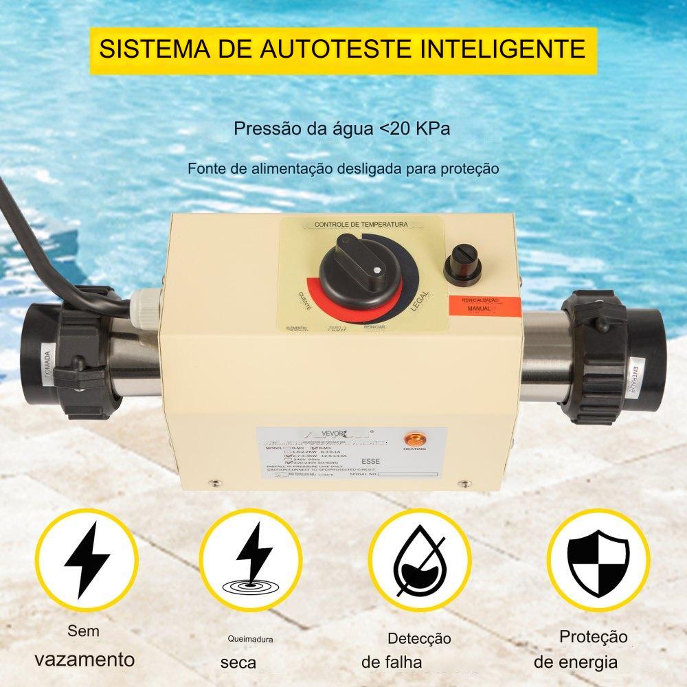 Aquecedor de Piscina - 3kW