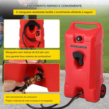 Caddy de Combustível Portátil 53L