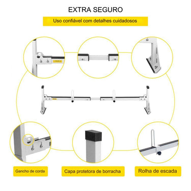 Barra de Tejadilho de 3 Peças (1422-1448mm)