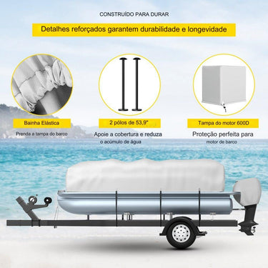 Capa para Barco Pontão (21-24 pés)