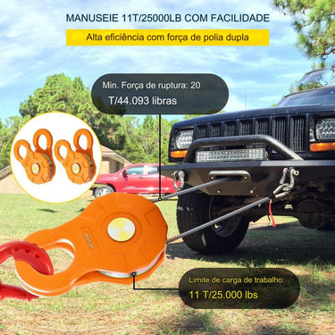 Bloco de Captura  Polia de 11T Amarela