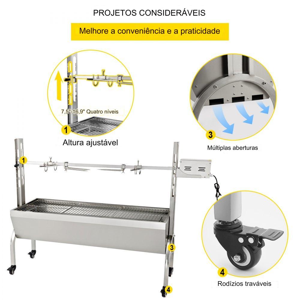 Grelhador de Cordeiro  - 40W 60kg