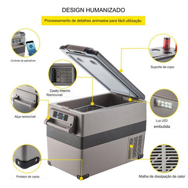 Mini Frigorífico Portátil 45L