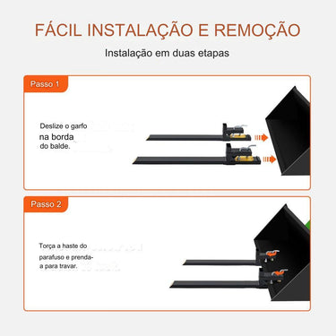 Garfos para Palete - Anexáveis 1490x100x230mm