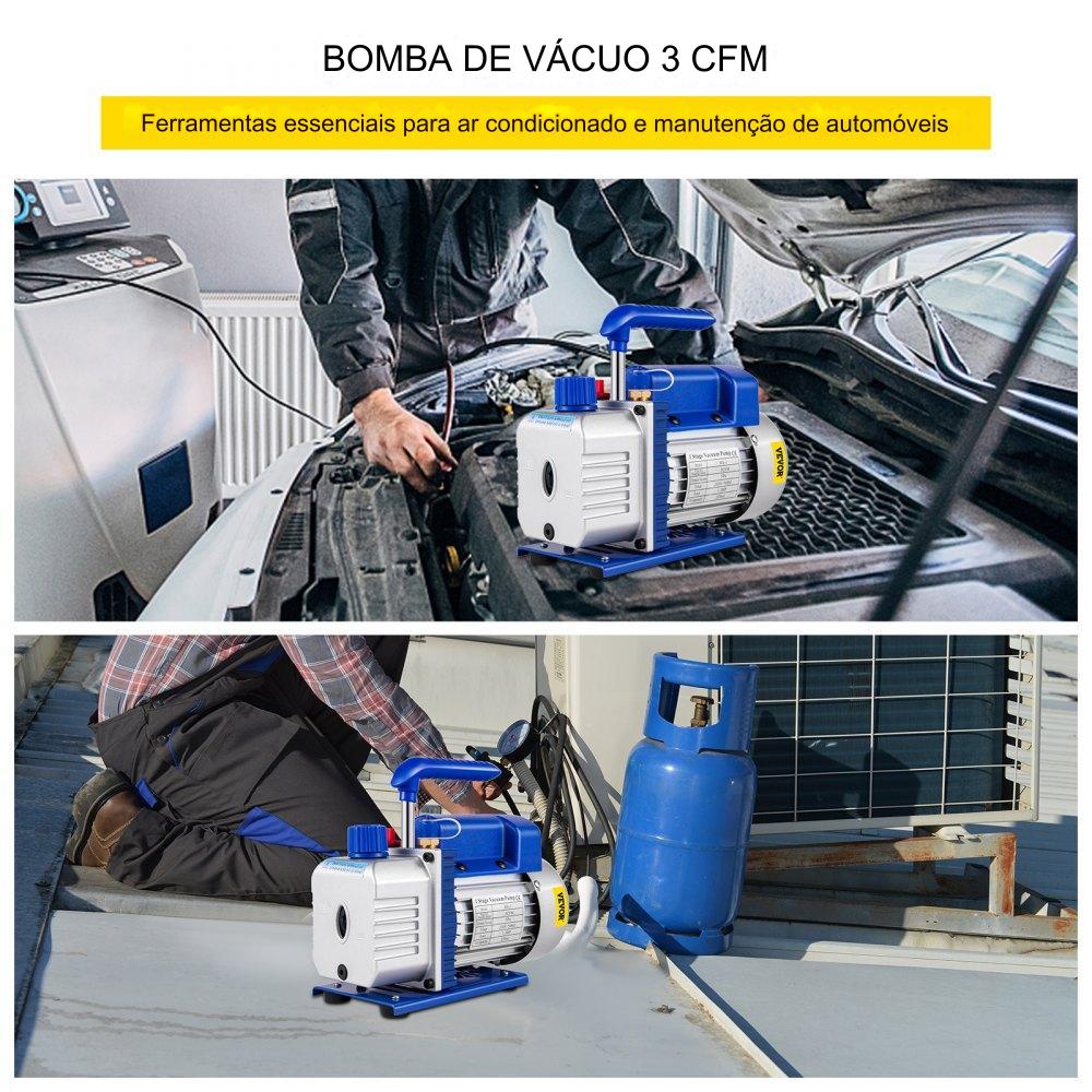 Vácuo Bomba 150W 1 Estágio 100L/min