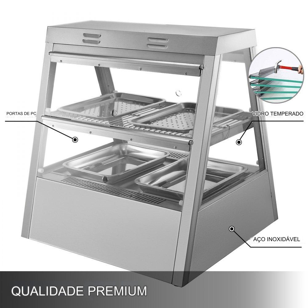 Vitrine de Aquecimento Gastro 27