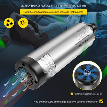 Motor de Fuso 2.2KW CNC (Arrefecimento a Ar)