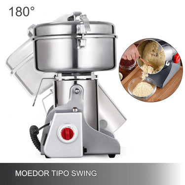 Moedor de Grãos Elétrico de 1000g para Ervas