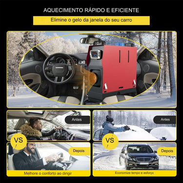 Aquecedor Diesel 12V 2KW: Aquecimento com Ventilação e Ecrã LCD