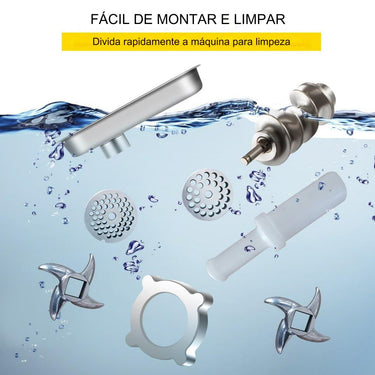 Moedor de Carne Elétrico  3.76 kg/min 650W