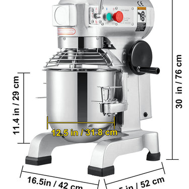 Batedeira batedor massa cozinha  café restaurante profissional 20L
