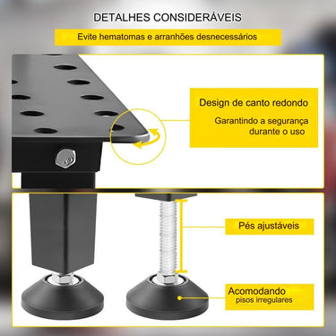 Mesa de Soldadura  0.9x0.61m Mesa Perfurada para Bancada