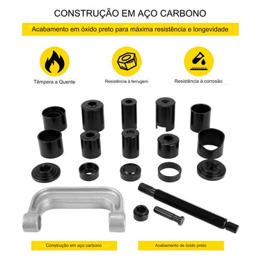 Conjunto de Ferramentas de Remoção de Articulações Esféricas (21 Peças)