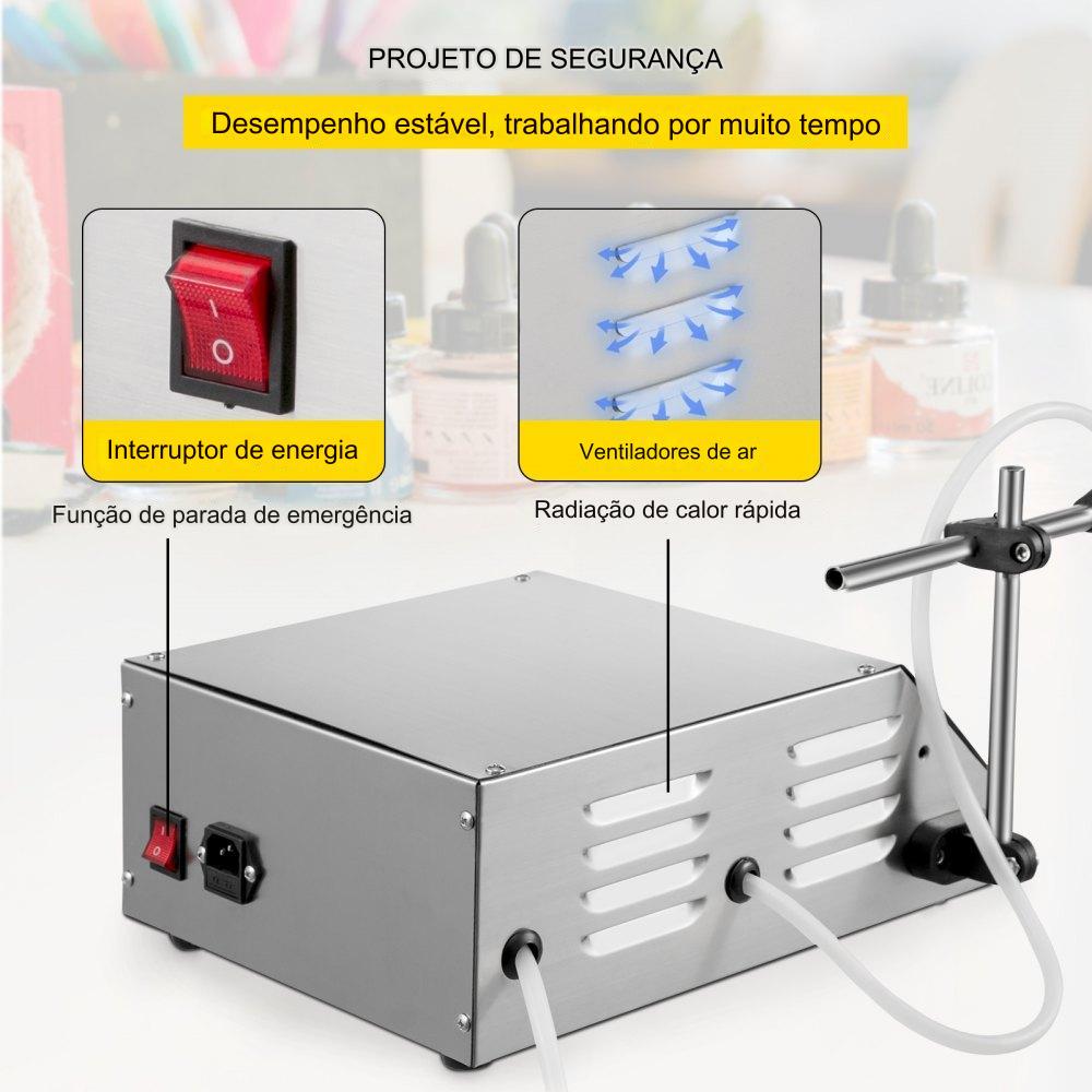 Máquina Enchimento Líquido GFK-160 - 2ml-3500 ml 30W Rápido