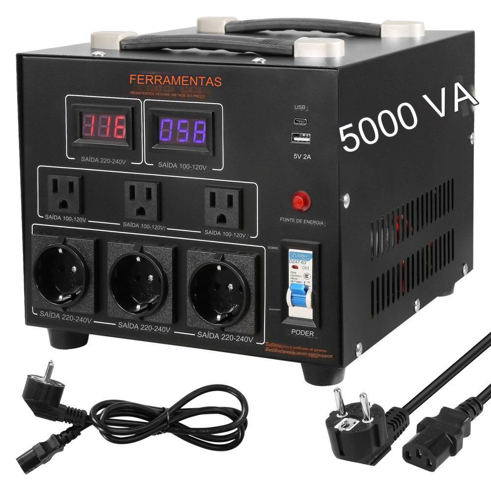 Transformador de Tensão 5000W AC 110V/220V