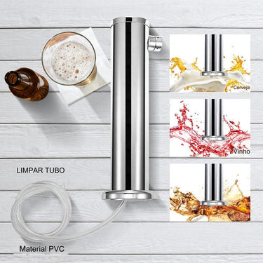 Dispensador de Cerveja em Aço Inoxidável