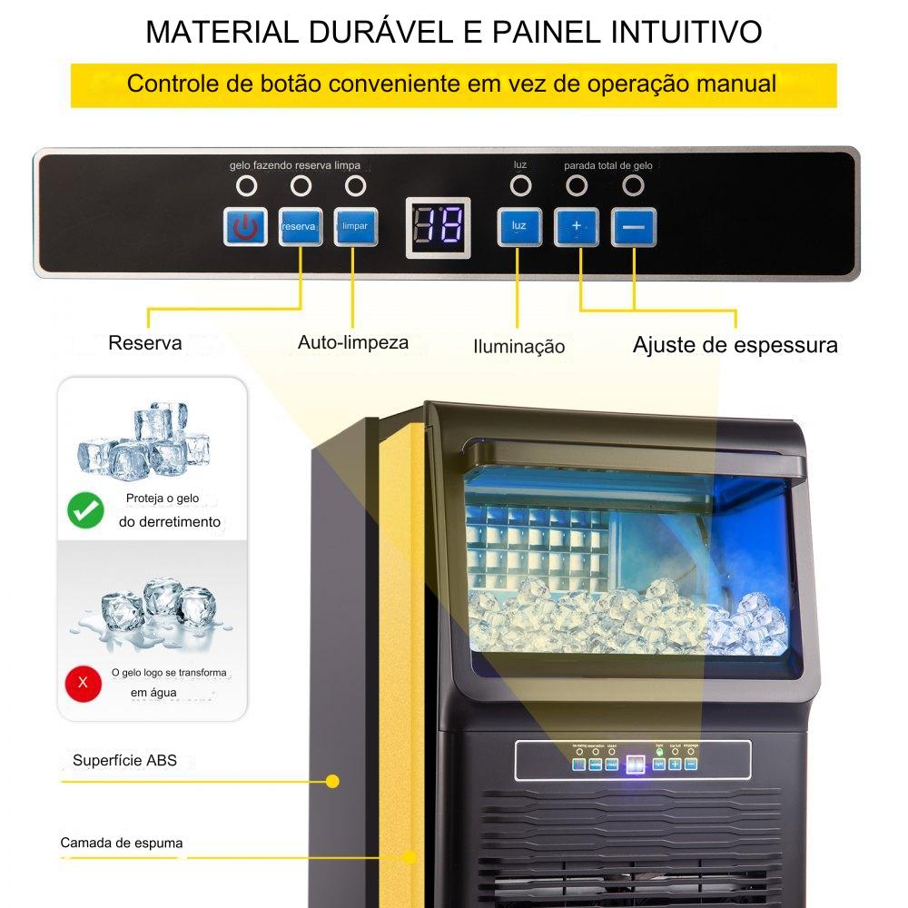 Máquina de Gelo (32kg Trituradora de Gelo)