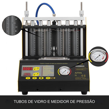 Limpeza e Teste de Injetores de Combustível