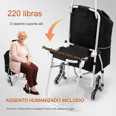 Carrinho de Escadas  Saco Impermeável
