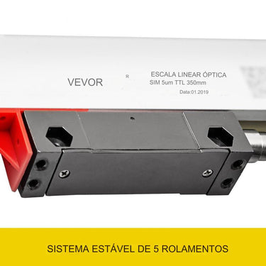 Escala Linear de 350mm com Placa L