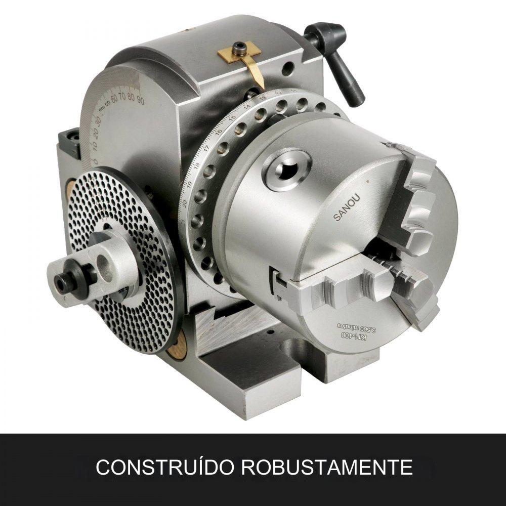 Particionador Rotativo de 4 Peças (100mm)