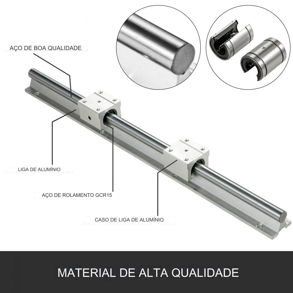 Atuador Linear 400mm 12V Motor