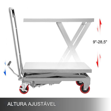 Carrinho de Tesoura Hidráulica  500lb