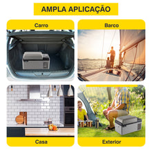 Carica l&#39;immagine nel visualizzatore di Gallery, Mini Geladeira Portátil Cool Box Carro Camping Box Veículo 20L
