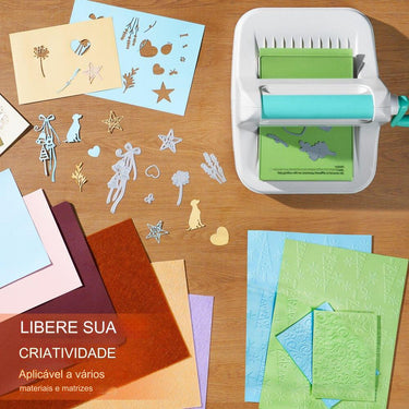 Máquina de Corte e Estampagem Manual  - 160mm